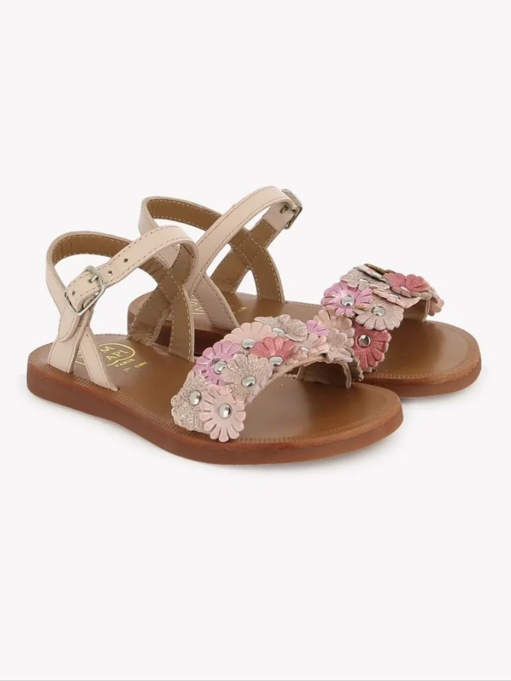 Pom d’Api Plagette Multi Flo Daisy Sandals NWT Size 33